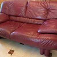 Coppia di divani Natuzzi in  pelle