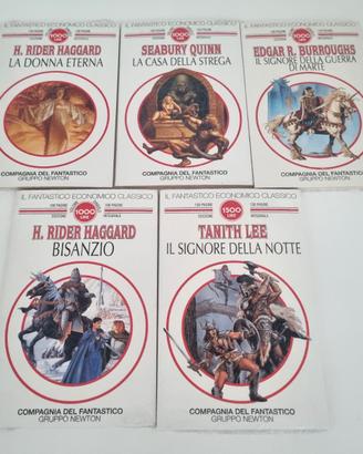 Lotto libri fantascienza fantasy 5 romanzi Newton