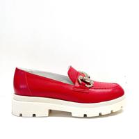Mocassino donna  ROSSO