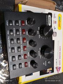 Scheda live audio