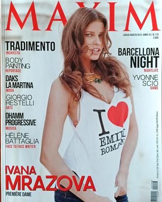 Rivista Maxim Italia, numero 7/8, datata 07/08/'12
