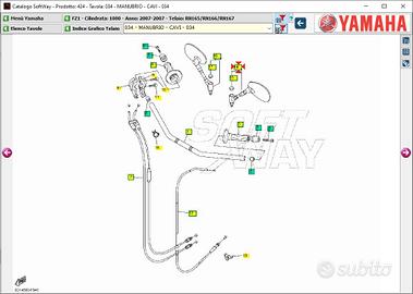 Specchio Sx Yamaha FZ1 2D1262800100
