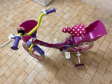 Bici bimba Minnie Paperira misura 14 pari al Nuovo