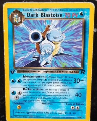 Dark Blastoise no holo 1 edizione