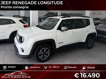 Jeep Renegade 1.6 Mjt 120 CV Longitude FINANZIABIL