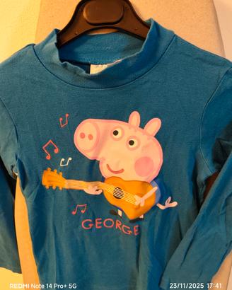 Maglietta George Peppa Pig bimbo