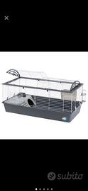 Gabbia Ferplast Casita 120 + Supporto con Ruote