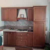 cucina vintage con forno e lavastoviglie frigo 