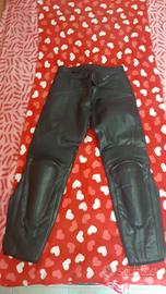 pantaloni pelle moto