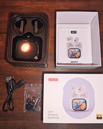 Cuffie Wireless nuove con schermo, mai usate