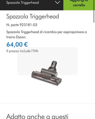 DYSON Spazzole mini