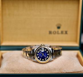Rolex Datejust Ref. 69173 Blue Dial Diamond  