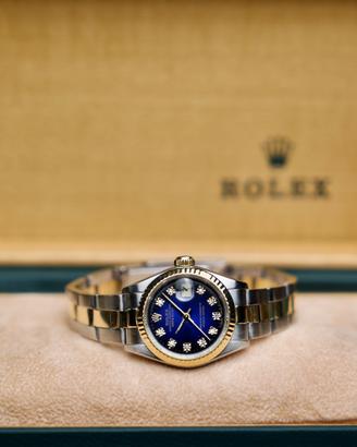 Rolex Datejust Ref. 69173 Blue Dial Diamond  