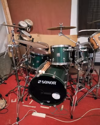 Batteria Sonor serie S Class Maple Verde