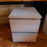 3 comodini ikea MALM rovere