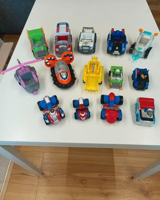 Personaggi Paw Patrol + Veicoli