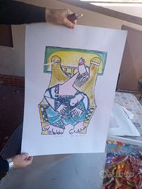 retouciar di Paolo da San Lorenzo su carta