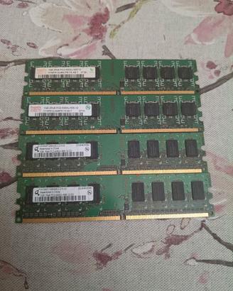 Lotto 4Gb RAM DDr 2 ‼️ Leggere ‼️
