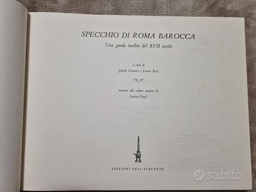 Specchio di Roma Barocca Connors Rice Ed. Elefante