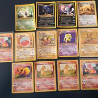 Lotto Pokemon set neo e rare e album figure