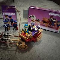 playmobil carrozza e personaggi