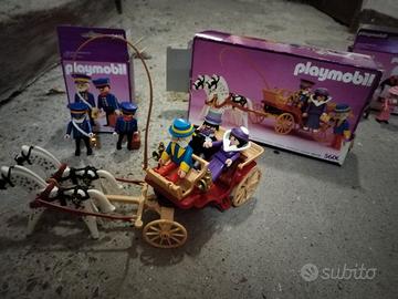 playmobil carrozza e personaggi