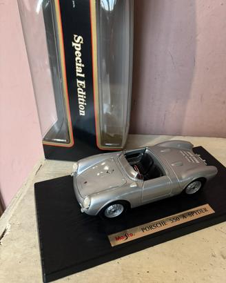 Porsche Maisto scala 1:18 550 A spider modellino