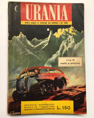 Urania rivista, 10, 1953, Copertina C. Caesar