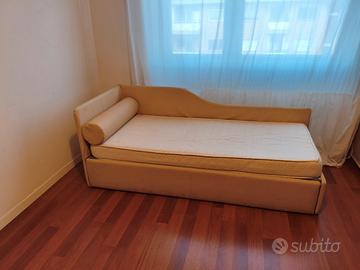 letto divano con secondo letto estraibile
