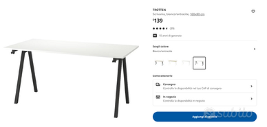 TROTTEN Scrivania Ikea