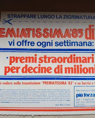 biglietto grande concorso anni 80