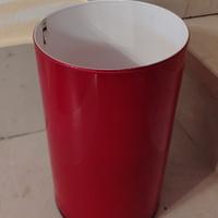 Vaso rosso in vetro