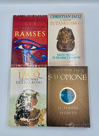 Lotto 4 libri Christian Jacq – Antico Egitto