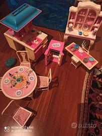 Sala e cucina Vintage Barbie anni 80