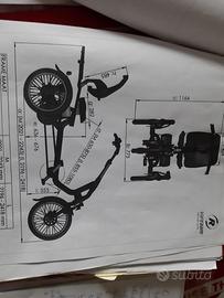 Bicicletta triciclo elettrico pedalata per adulti