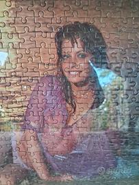 QUADRO FOTO IN PUZZLE DONNA IN COSTUME