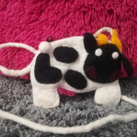 Tracolla portamonete lana cotta