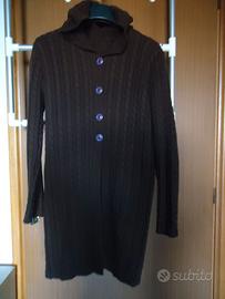 Maglie scaldacollo cardigan panna fatte a mano