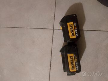 2 batterie dewalt 14,4 v litio 