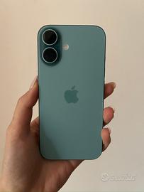 iPhone 16  128GB Verde Acqua- Pari al nuovo