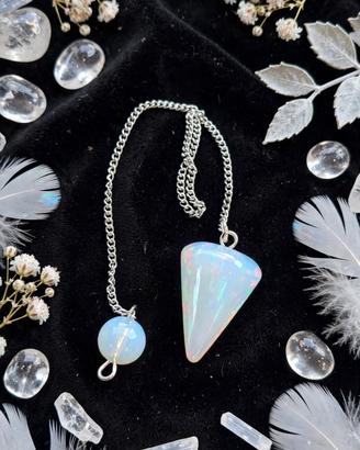 pendolo esoterico in opalite
