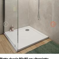 piatto doccia 80x80