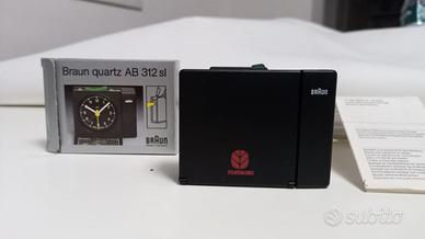 Orologiosveglia Braun AB 312 logo scritta FIATAGRI