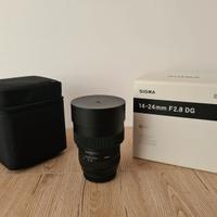 Obbiettivo sigma F2.8 dg per canon