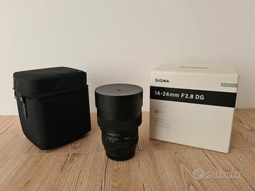 Obbiettivo sigma F2.8 dg per canon