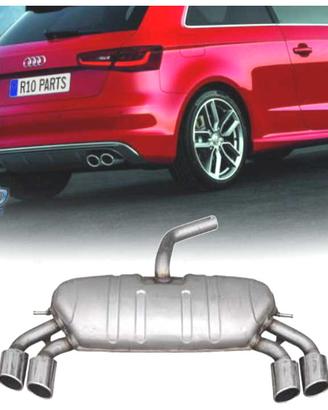 SILENZIATORE DI SCARICO AUDI A3 HATCHBACK 13-20 LO