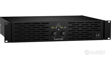 Amplificatore finale di potenza Behringer con miso