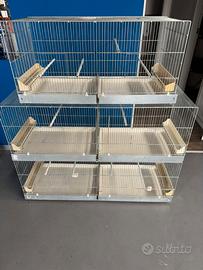 Gabbie per uccelli modulari zincate