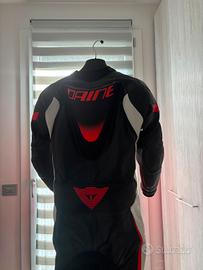 tuta moto dainese+stivali alpinestars+paraschiena