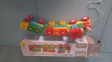 trenino in legno